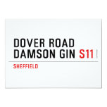 Dover Road  Damson Gin  Invitations