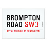 BROMPTON ROAD  Invitations