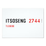 Itsoseng  Invitations