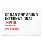 SQUAD ONE SOUND INTERNATIONAL   Invitations
