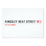 Kingsley Beat Street  Invitations