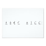 Fort Hill  Invitations