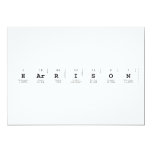 HARRISON  Invitations