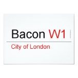 Bacon  Invitations