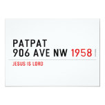 Patpat 906 ave nw  Invitations