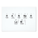Hannah 
 Lam  Invitations