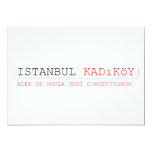istanbul  Invitations