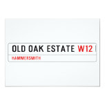 Old Oak Estate  Invitations