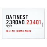 Dafinest 23road  Invitations