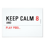 KEEP CALM  Invitations