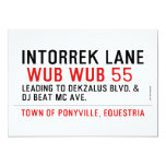 Intorrek Lane   Invitations