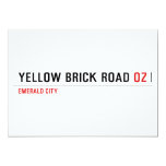 YELLOW BRICK ROAD  Invitations