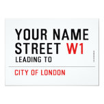 Your Name Street  Invitations