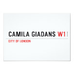 Camila Giadans  Invitations