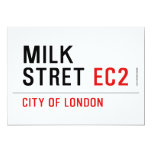 Milk  Stret  Invitations