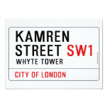 Kamren  Street  Invitations