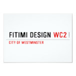 FitiMi Design  Invitations