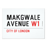Makgwale Avenue  Invitations