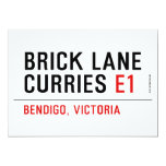 brick lane  curries  Invitations