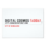 Digital Cosmos  Invitations