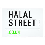 Halal Street  Invitations