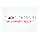 Blackburn Rd  Invitations