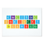 Analytical
 Chemistry
 Techniques  Invitations