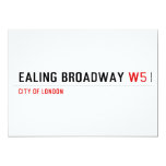 Ealing Broadway  Invitations