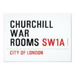 Churchill war rooms  Invitations