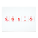GRACIAS  Invitations