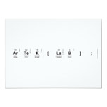 ARTEK[Lab];  Invitations