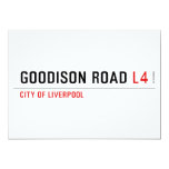 Goodison road  Invitations