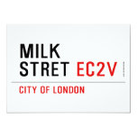 Milk  Stret  Invitations