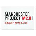 Manchester Project  Invitations