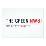 THE GREEN  Invitations
