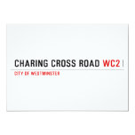 Charing Cross ROAD  Invitations