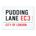 PUDDING LANE  Invitations
