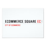 ECOMMERCE SQUARE  Invitations