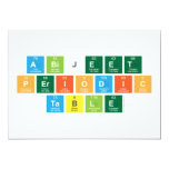 Abijeet
 periodic
 table  Invitations