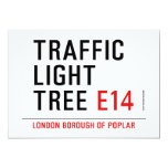 traffic light tree  Invitations