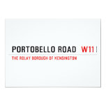 Portobello Road   Invitations
