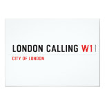 LONDON CALLIng  Invitations