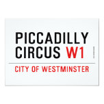 piccadilly circus  Invitations