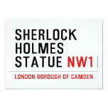 sherlock holmes statue  Invitations