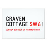 craven cottage  Invitations