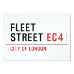 FLEET  STREET  Invitations