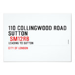 110 collingwood road  Sutton    Invitations