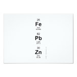 Fe
 Pb
 Zn  Invitations