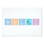 Galilei  Invitations
