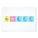 Barnett  Invitations